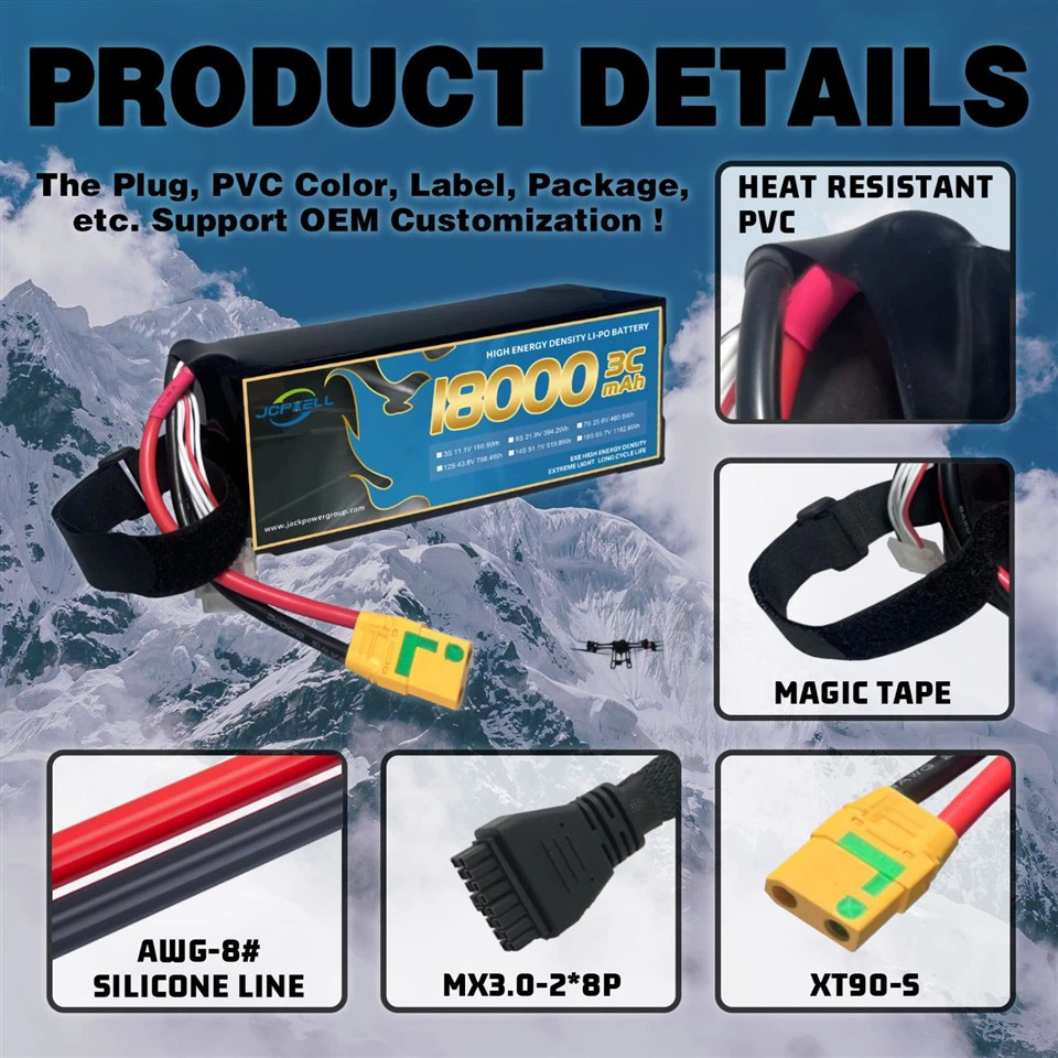 12S Drone Battery 18000mAh